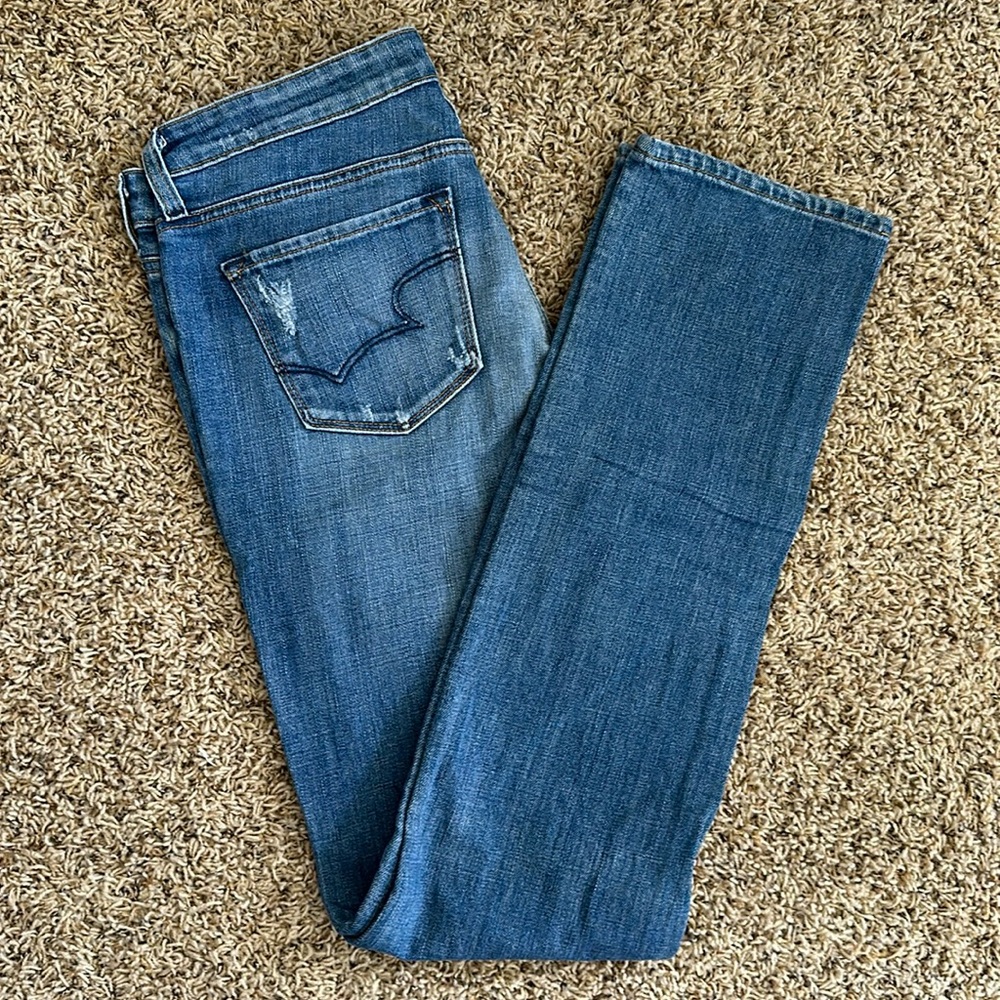 Big Star Kate Mid Rise Straight Jeans